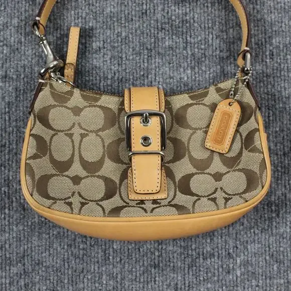 Coach Shoulder Bag Small Mini Vintage 6362 Hampton Y2K Demi Purse Signature